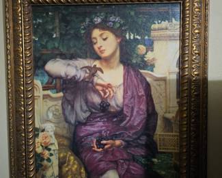 Lesbia and Sparrow by Edward John Poynter