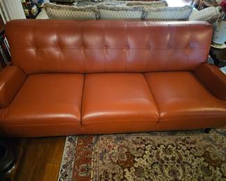 MCM leather couch in mint condition 