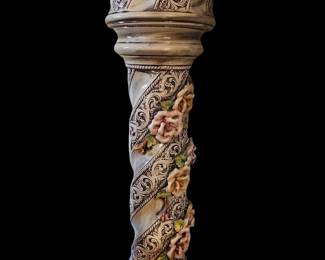 Two Capodimonte Pedestal 