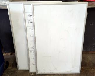 Hanging Dry Erase Boards, 24"x36", Qty 3