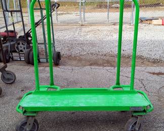 Nu-Wave Metal Framed Drywall Cart With 2400Lbs Capacity, Model NWD-234, 47" x 48" x 24", And Hand Crafted Metal Drywall Cart, Unknown Lbs Capacity, 48" x 60" x 22"