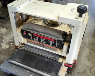 Jet 12" Planer, Model # JWP-12-4P, Powers On, And Floor Dolly