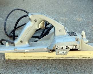 Porter Cable Port-A-Plane, Model 126, In Metal Carrying Case, Powers On