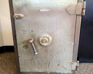 Herring-Hall-Marvin Safe Co Vintage Floor Safe, 29" x 21" x 21"