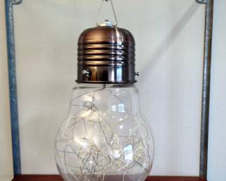 Lighted Light Bulb Decoration