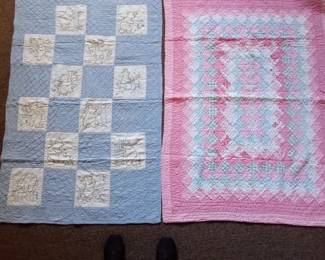 Vintage baby quilts