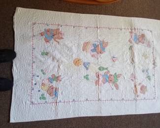 Vintage baby quilt