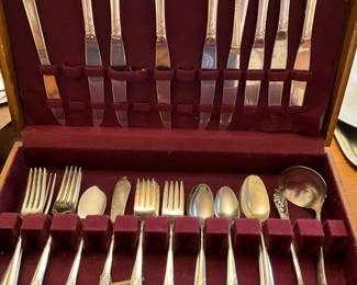 Silver plate “Prestige” dinnerware set