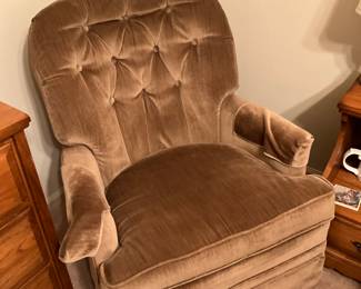 1 of 2 matching chairs in bedroom