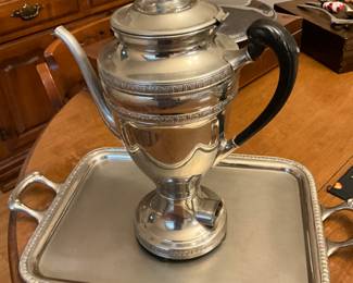 Miscellaneous tray & coffee urn - kitchen