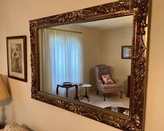 Mirror in living room