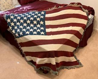 American Flag throw