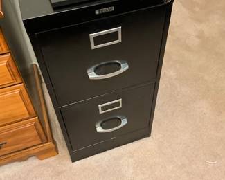 File cabinet in bedroom 