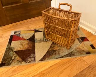 Basket & rug