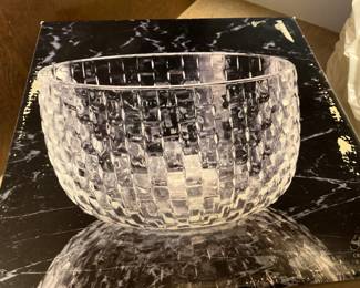 This plastic bowl - not glass