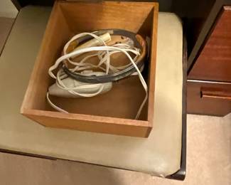 Vintage Singer Sewing Machine Drawer contents