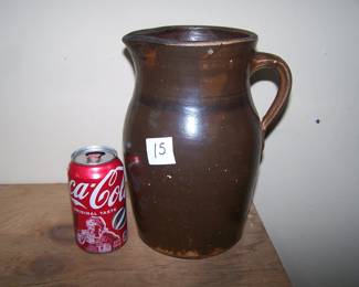 Attr Hewell pottery cobalt line GA.