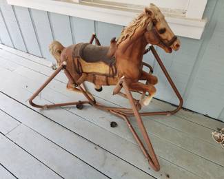 Vintage Wonder Horse Spring Rocking Horse