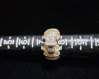 2 carat Cluster in 14K gold