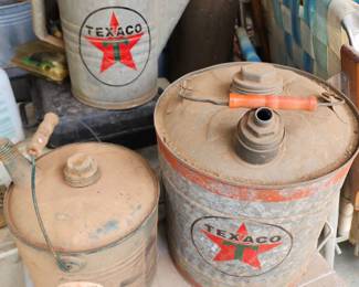 Texaco Cans for Gasoline