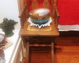 Antique high chair - stroller