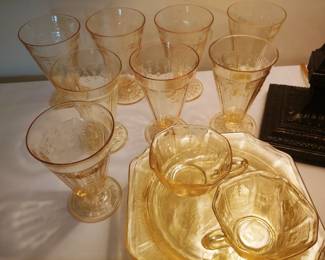 Yellow Depression Glassware