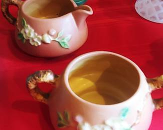 Roseville creamer sugar