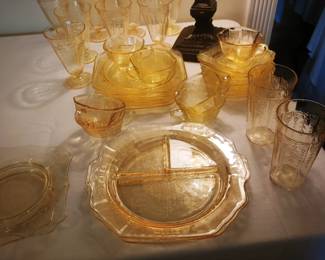 Yellow Depression Glassware