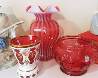 Cranberry Fenton Bohemian