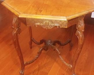 Antique octagon table