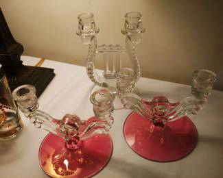 Crystal Candlesticks