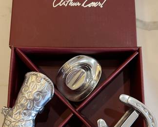 Arthur Court Set/4 Napkin Rings