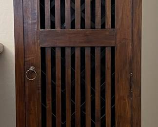 Rustic Wine Cabinet 27 w x 79 1/4 h x 19 1/2 d