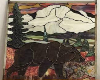 Stained Glass Bear