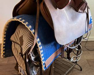 Saddle w Display Stand purchased in Spain
