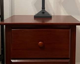 Nightstand, Table Lamp