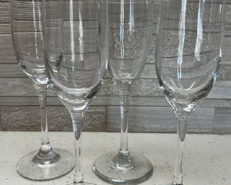Set/4 Champagne Glases