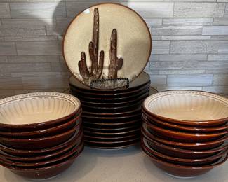 Cactus Dinnerware, Gibson Elite Bowls