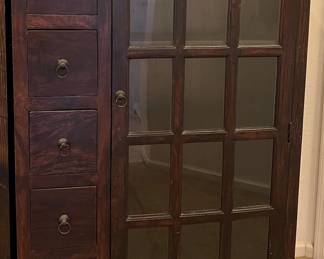 Rustic Bookcase w Added Storage