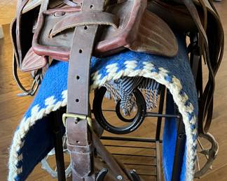 Saddle w Display Stand purchased in Spain