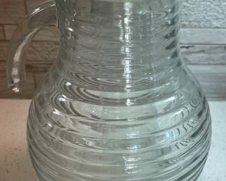 Glass Pitcher w Lid
