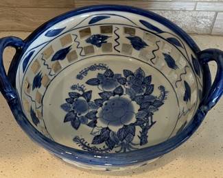 Blue and White Pottery