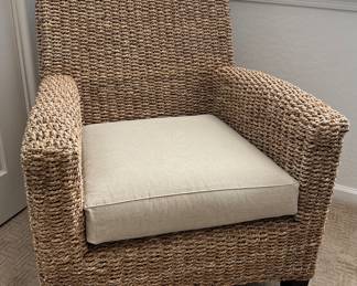 Crate-n-Barrel Rattan Chair