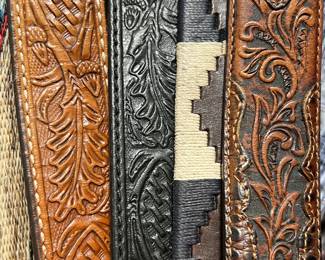Assorted Western Belts