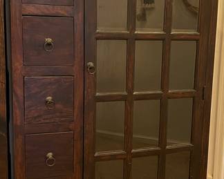 Rustic Bookcase w Added Storage