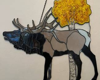 Moose Stained Glass