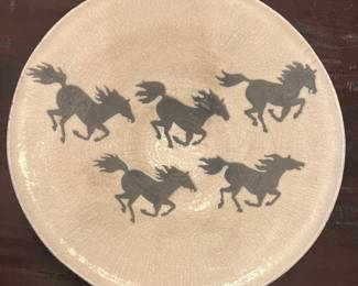 Art Pottery Plate J. Diller