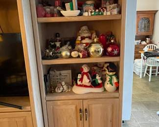 $450 for all 3 if wood or Center $150 - Sides $175 each                                                                                                  
Wood Entertainment center with shelves (3 pieces)
 doors are off center piece but could be put back on
 Center 40x24x77 $150, side shelves 30x18x72
