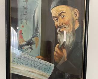 $40 Japanese man reading 