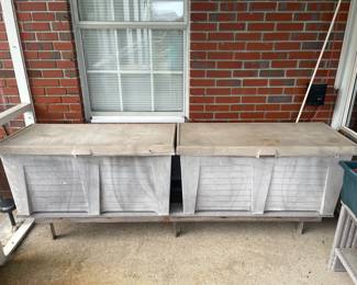$40 each Gracious Living outdoor storage bins 47x21x22